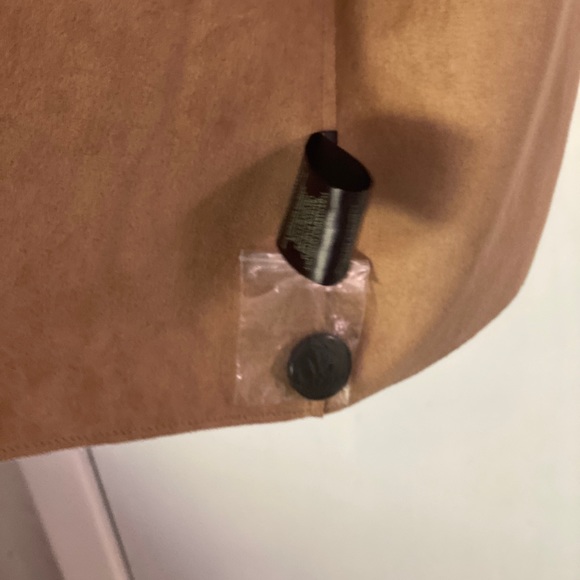 Blank NYC suede faux snakeskin trench coat jacket - Picture 4 of 8